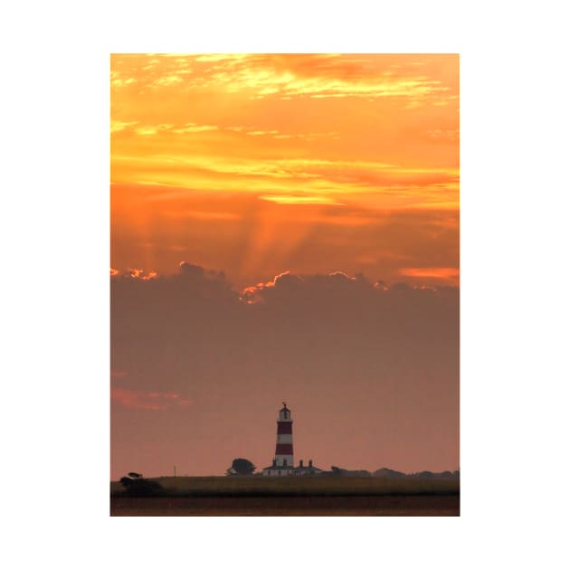 Sun rays over Happisburgh by avrilharris