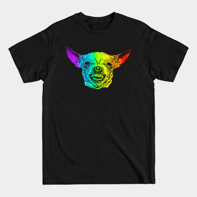 Discover Rainbow Angry Chihuahua - Chihuahua - T-Shirt