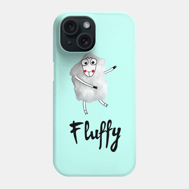 Fluffy sheep Phone Case by DarkoRikalo86