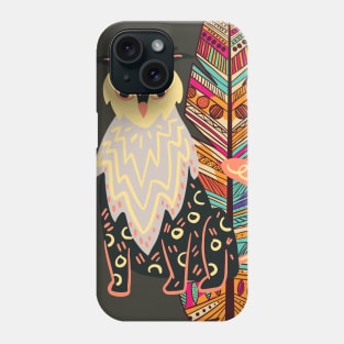 Mexican Alebrije folk art owl-leopard artwork Phone Case