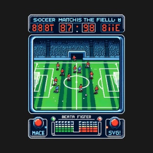 soccer player - pixel soccer player T-Shirt