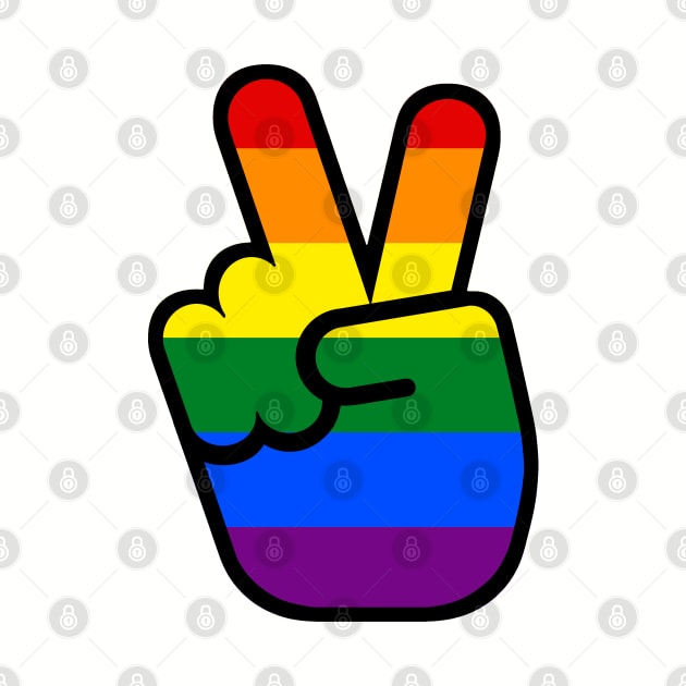 Peace Love Rainbow by AngryMongoAff