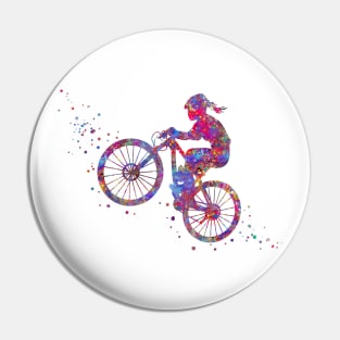 Mountain biking Pin