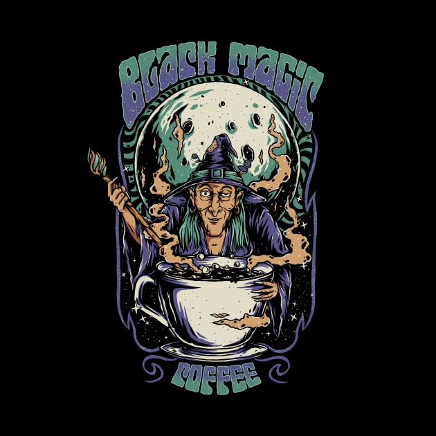 Witch: Black Magic Coffee by Slikfreakartwork