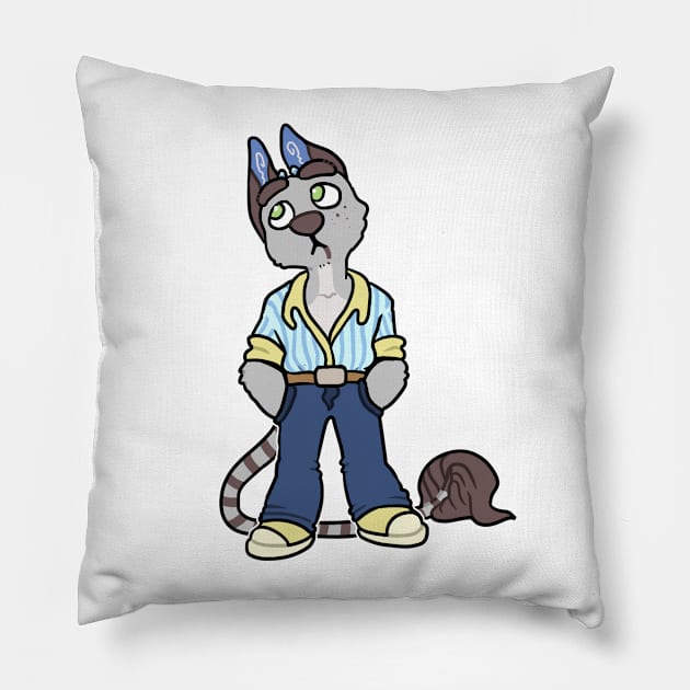 With Your Ears Down To The Ground Pillow by austinkangaroo