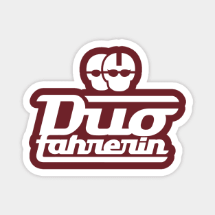 Duo driver Logo v.2 (white) Magnet