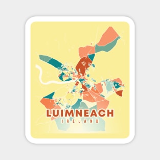 LUIMNEACH IRELAND: SUNSHINE STROL - WADER IN GOLDEN HUES Magnet