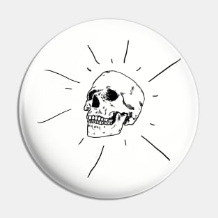 Skull vector Pin