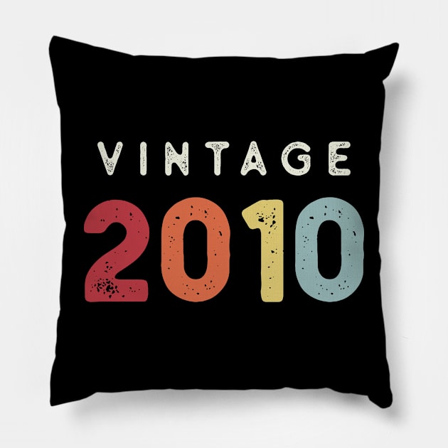 Vintage 2010 Pillow by silentboy