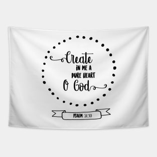 Psalms Bible Verse Christian Calligraphy Typography Tapestry