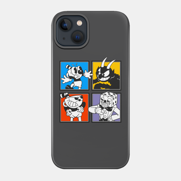 Cuphead Characters - Videogames - Phone Case