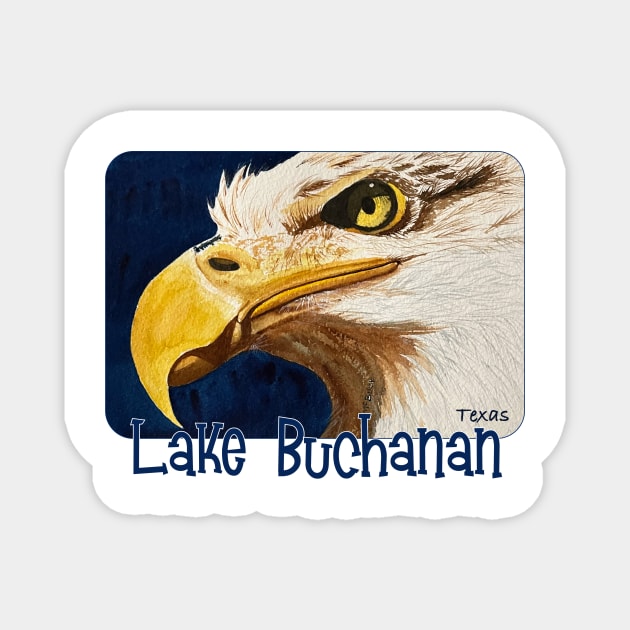 Eagles of Lake Buchanan, Texas Magnet by MMcBuck