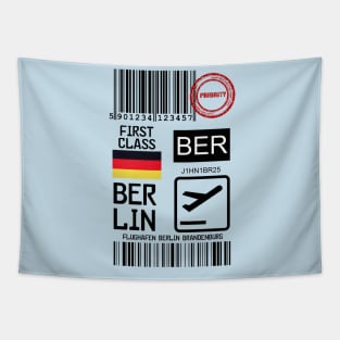 Berlin Germany travel ticket Tapestry