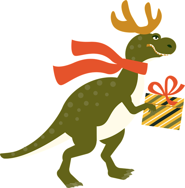 Dino-Deer Kids T-Shirt by RainbowAndJackson