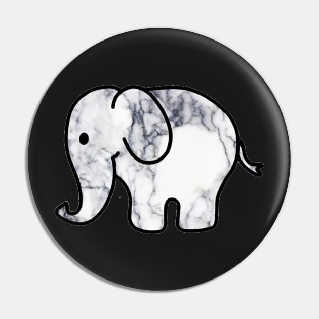 Marbled Elephant Pin by Biscuit25