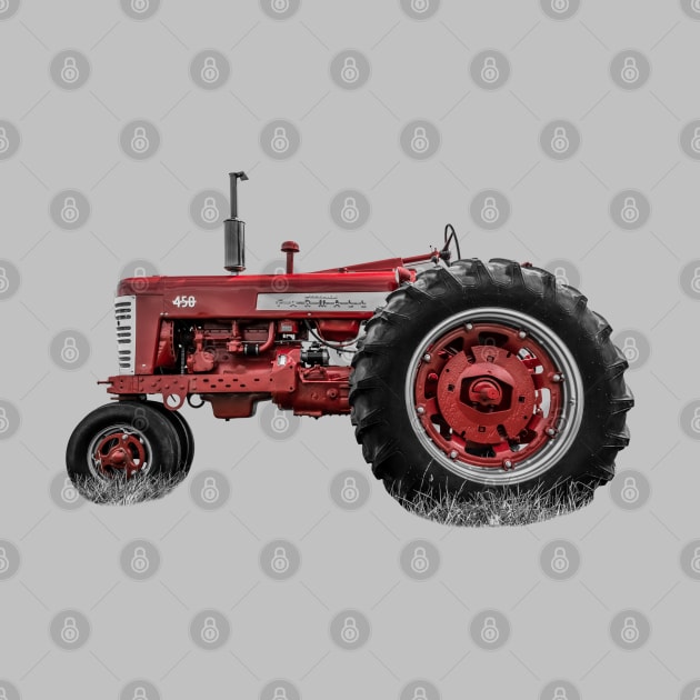 Vintage IH 450 Selective Red by Enzwell