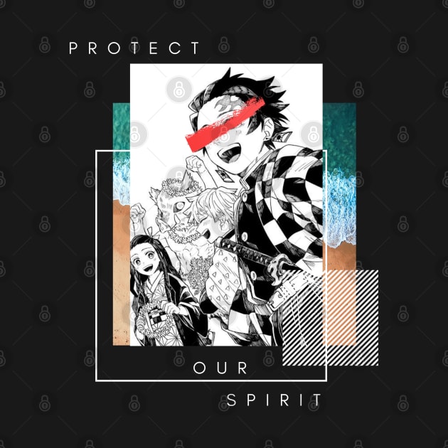 Protect Our Spirit - Demon Slayer by TTWW Studios