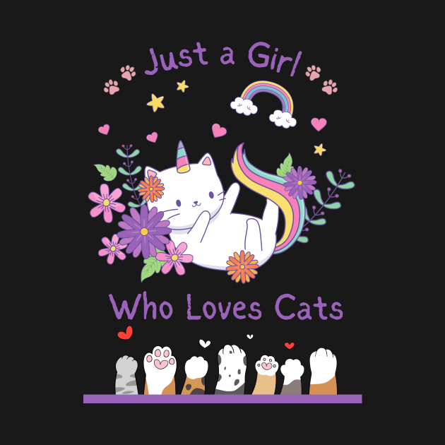 Just a Girl Who Loves Cats by Grace Debussy