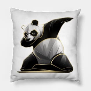 The Black Panda Pillow