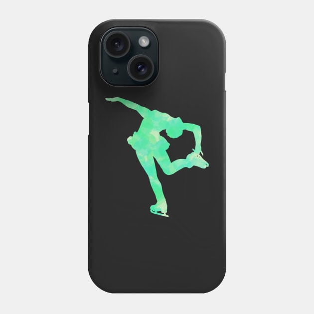 Figure skating (catch foot layback spin) Phone Case by Becky-Marie