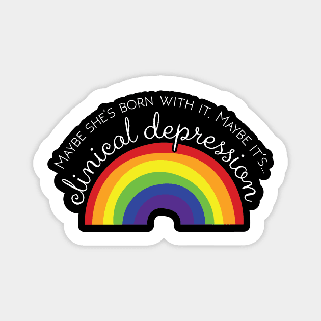 Clinical Depression Magnet by CreativeHermitCo