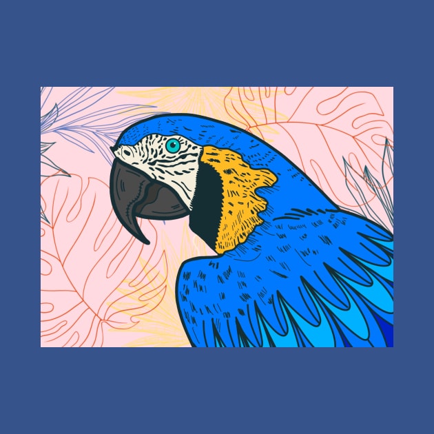 macaw by AS.PAINTINGS