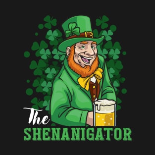 The Shenanigator, Funny Shenanigans Design For St Paddys Day T-Shirt