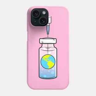 World of vaccine Phone Case