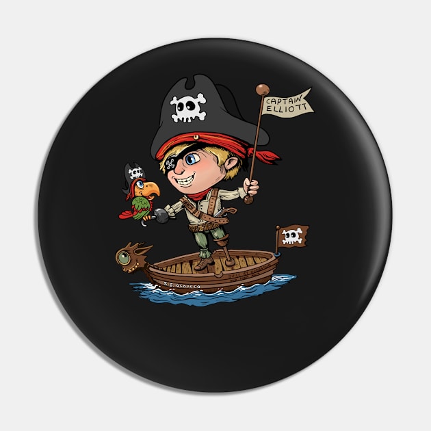 Captain Elliott Pin by Lefrog