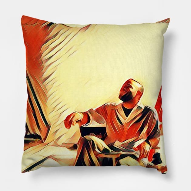 Uncle Oz in Thought Pillow by Take a Knee 4 Marvel vs DC 