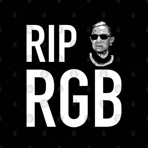 RIP RGB - Ruth Bader Ginsberg shirt by FeministShirts