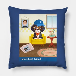 Man's Best Friend - for kids Pillow