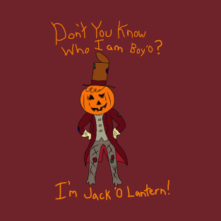 Jack-O-Lantern The Scarecrow T-Shirt