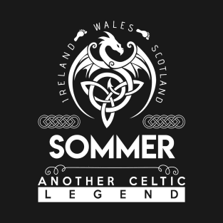 Sommer Name T Shirt - Another Celtic Legend Sommer Dragon Gift Item T-Shirt