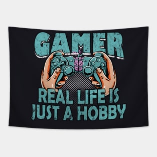 Gaming Controller Slogan Gamer Gifts Tapestry