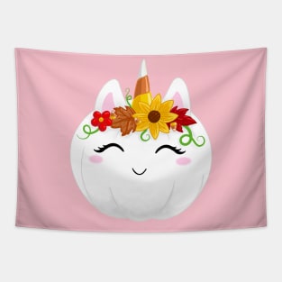 Unicorn Pumpkin Tapestry