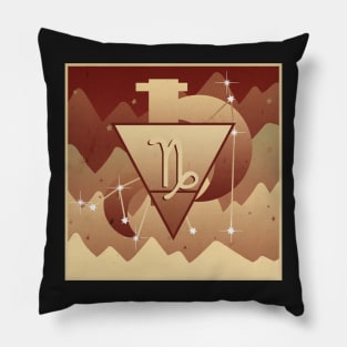 Capricorn Zodiac Sign Pillow