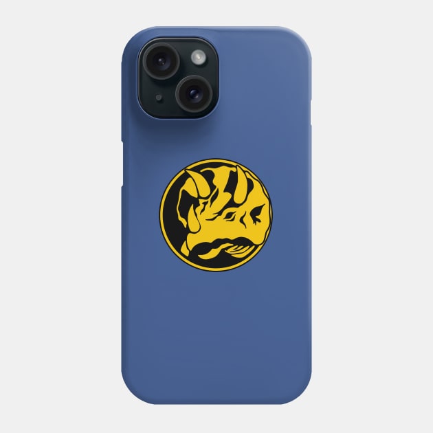 Triceratops Power Coin Phone Case by Javier Casillas