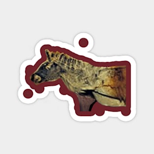 Cosquer Cave Horse Magnet