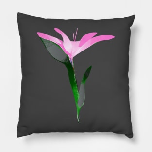 Aqua Lily Pillow