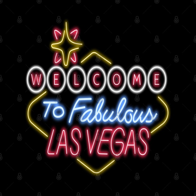 Las Vegas Neon Sign by madeinchorley