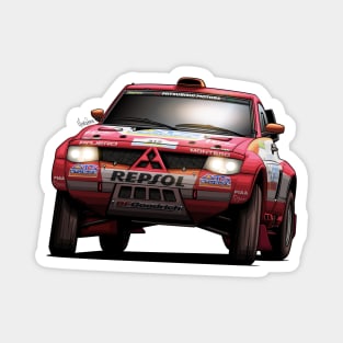 Mitsubishi Pajero Evo - Dakar Magnet