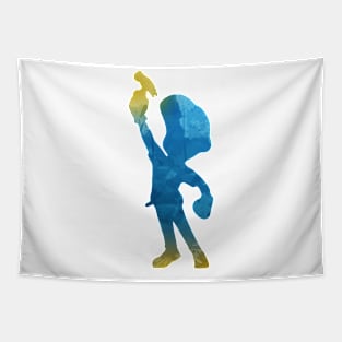 Character Inspired Silhouette Tapestry