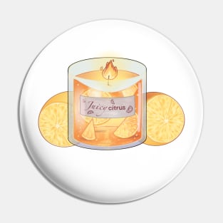 Juicy citrus candle Pin