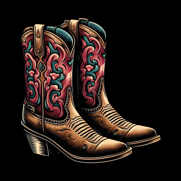 Traditional mexican cowboy boots by PinScher