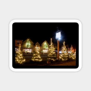 Broadway Christmas Lights Cotswolds Worcestershire Magnet