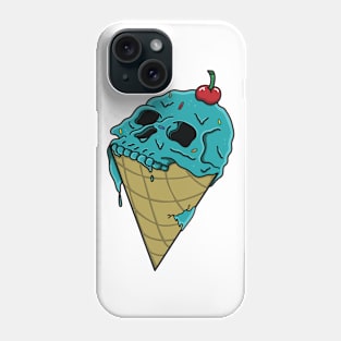 Ice Cream Skull Phone Case