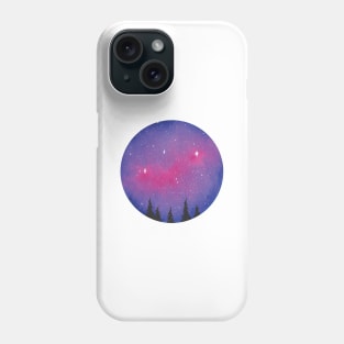 Purple galaxy Phone Case