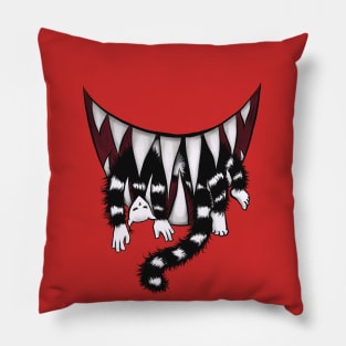 Sharp Teeth Monster Cat Eater Pillow