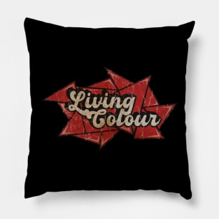 Living Colour - Red Diamond Pillow